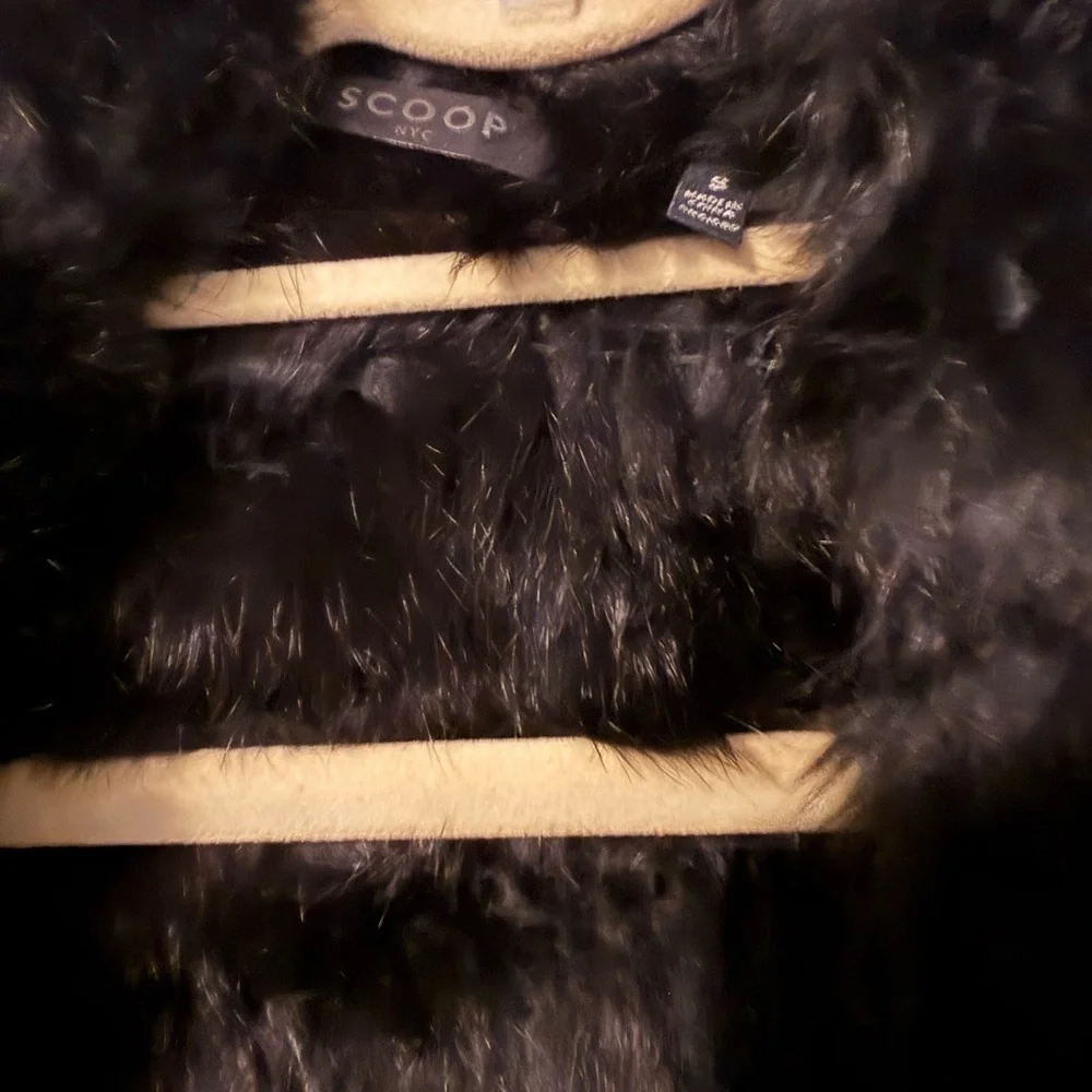 Scoop NYC Midnight Black Teddy Jacket - Picture 4 of 4